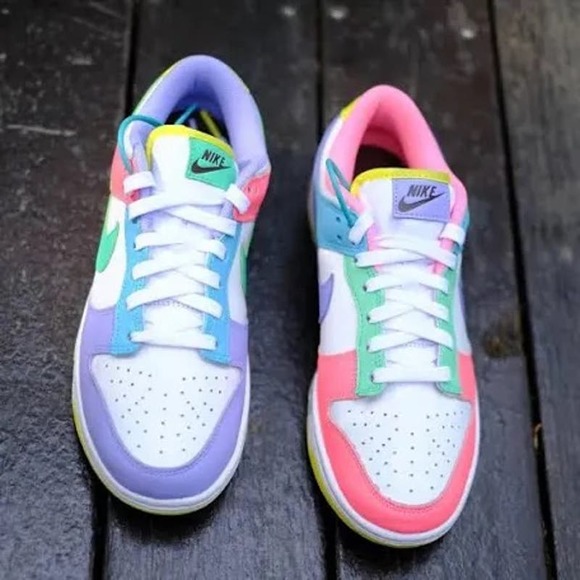 NEW Nike Dunk Low - Limited Edition: Vintage 'Candy' Sneaker *Easter Special* - Picture 2 of 13